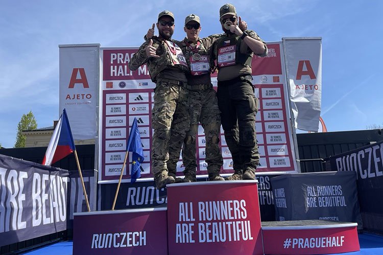 6.4.2024 - Our fighters took part in the Prague half-marathon in style