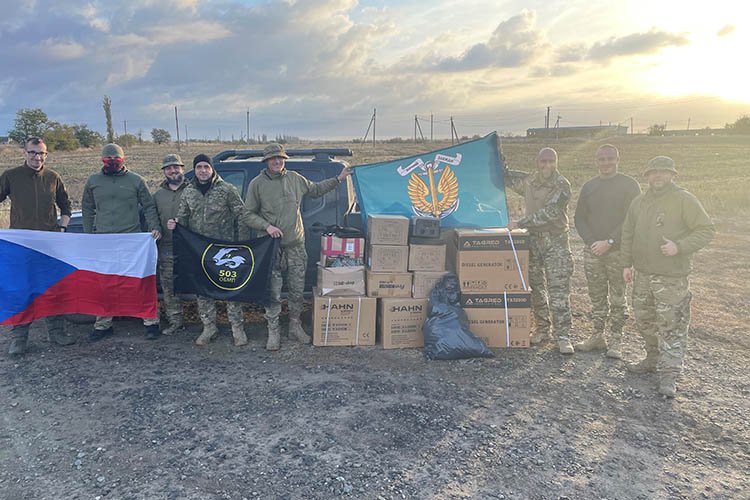 3.11.2023 - Delivery of material support for the 503rd Marine Corps Battalion