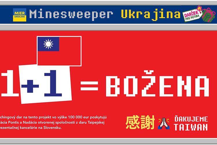 15.9.2023 - Посольство Тайваню підтримає операцію "Божена