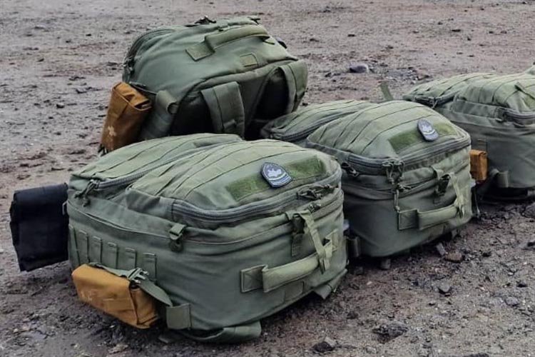 11.3.2024 - Доставлено перші 16 рюкзаків для підрозділів ЗСУ в Лібаві