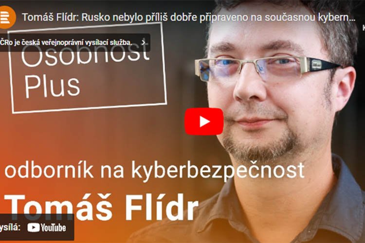 13.9.2023 - Tomáš Flídr on cyber attacks in Czech Radio